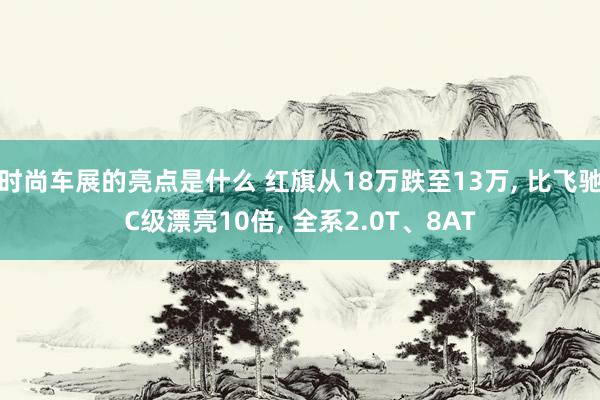 时尚车展的亮点是什么 红旗从18万跌至13万, 比飞驰C级漂亮10倍, 全系2.0T、8AT